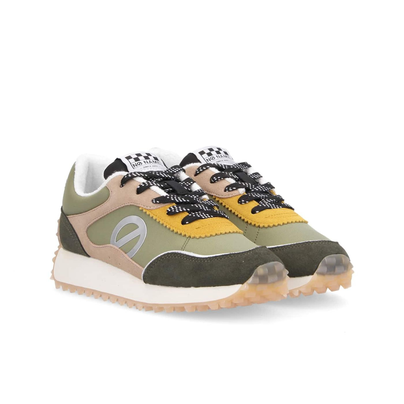 BASKETS NO NAME PUNKY JOGGER SUEDE/LUMINOUS OLIVE